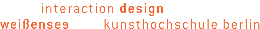 designing-interactions - weißensee Kunsthochschule